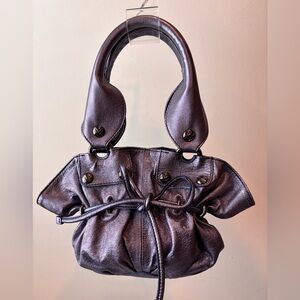 Viva Purple Metallic Evening Bag